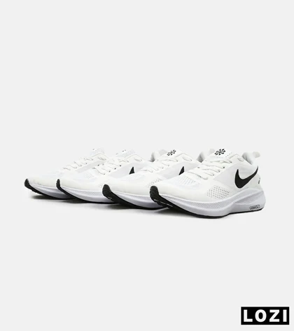 کفش کتانی بزرگ پا سفید مشکی Nike guide 10