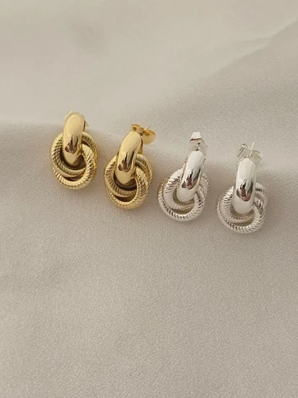 گوشواره زارا طرح هفت