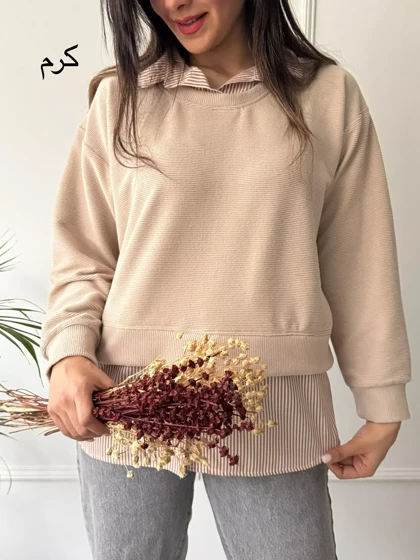 شومیز مانتویی دوتیکه پرتو