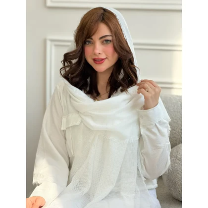 شال نخی دستک حصیری تابستانی