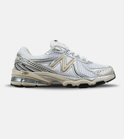 کفش کتانی مردانه و زنانه سفید کرم New Balance 860 v02 مدل 7525