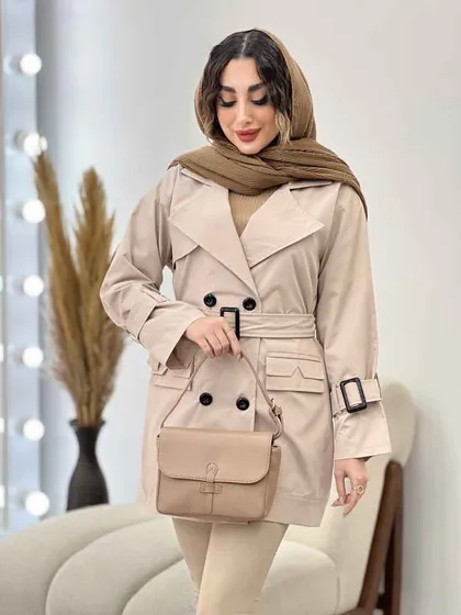بارانی سر جیب دوبله هلنا