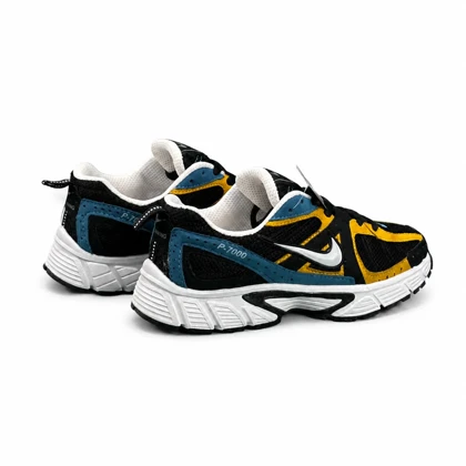 کفش کتانی مردانه رانینگ مدل نایکی P7000 مشکی خردلی کله غازی Nike P7000