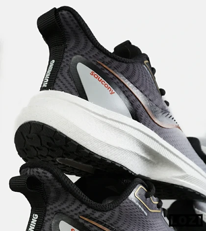 کفش کتانی طوسی Saucony Ride Review مدل 7178