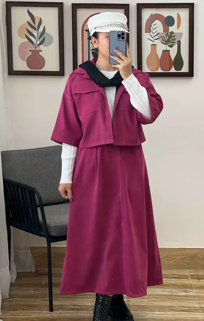 ست کت و دامن کد 3162