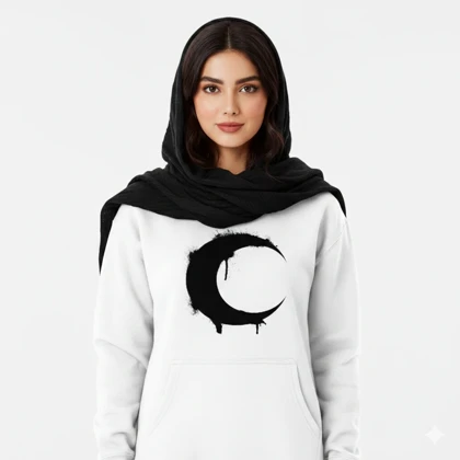 هودی Moon Knight | هودی شوالیه ماه طرح Night Coffee کد 136610
