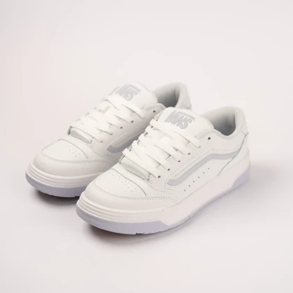 کفش ونس مدل هایلن/Vans hylane white and pl blue