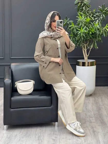 مانتو سرجیب مثلثی