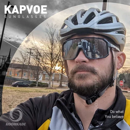 عینک KAPVOE K62 08 فریم سفید لنز مشکی