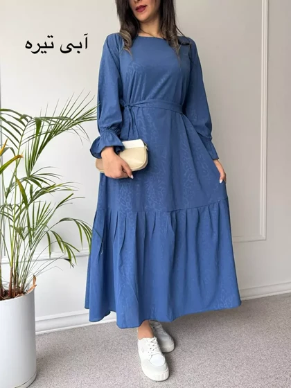 پیراهن حریر آستردار دنیز