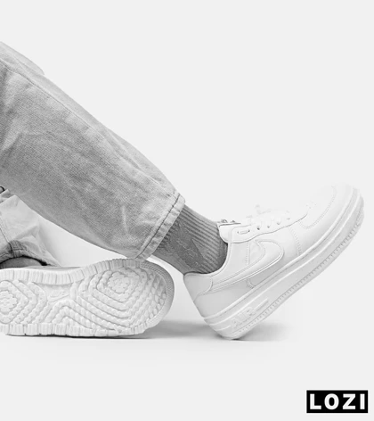 کفش کتانی بزرگ پا سفید نایک NIKE AIR FORCE مدل 4095