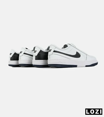 کفش مردانه و زنانه سفید مشکی NIKE AirForce 1 low مدل 7422