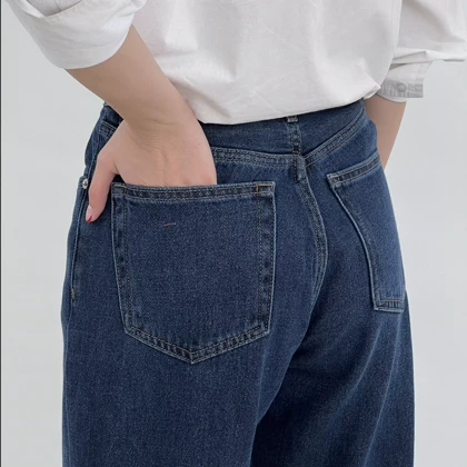 شلوار جین نیم بگ 1008221