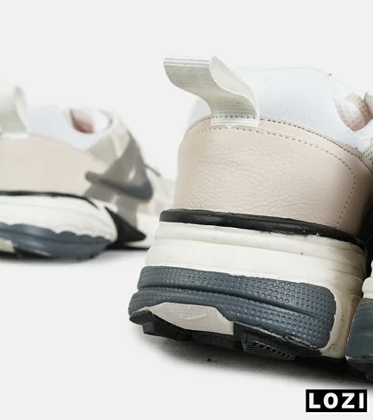 کفش کتانی مردانه و زنانه کرم طوسی Nike cushlon