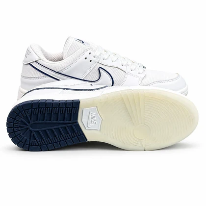 کفش کتانی مردانه نایک جردن SB سفید دورنایک سرمه ای Nike Jordan SB