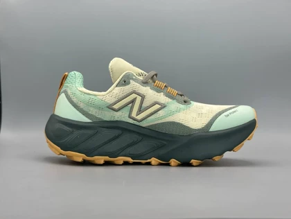کتانی نیوبالانس فرش فوم ایکس هیروو کرم سبز نارنجی/New Balance hierro