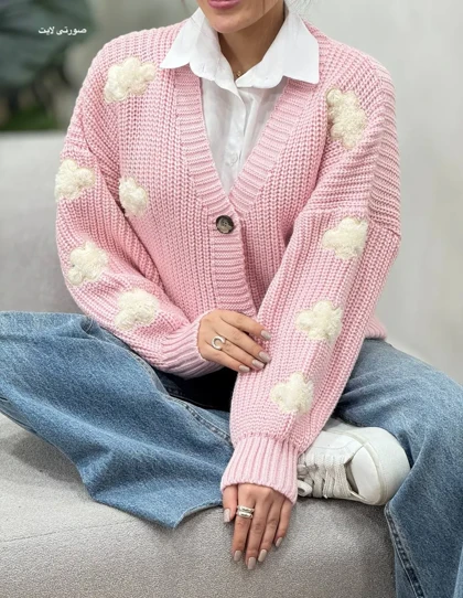 بافت جلو دکمه ابر