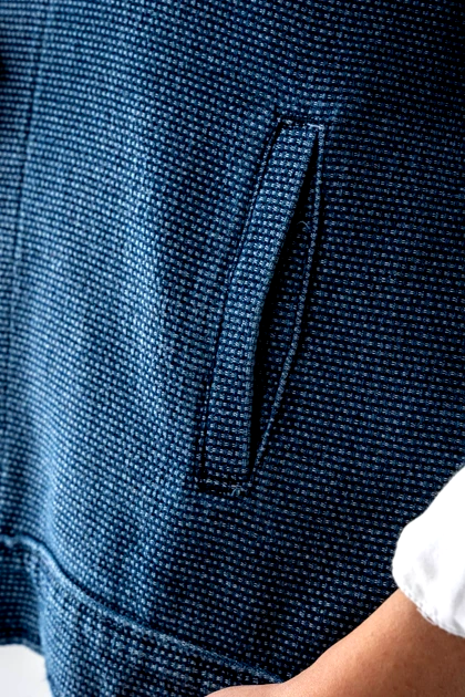 کت جین طرح دار مچ دار زنانه