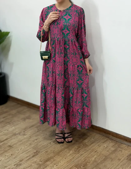 پیراهن بلند الین(ایراددار)