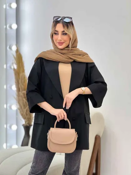 مانتو مازراتی یقه بلیزری