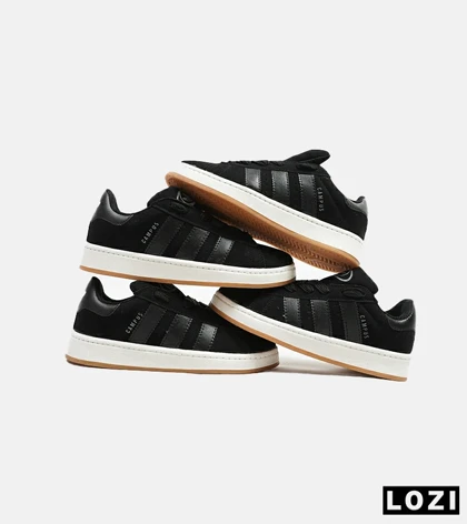 کفش کتانی زنانه و مردانه مشکی ADIDAS Campus مدل 4161