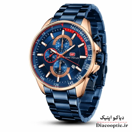 ساعت مچی مردانه اورجینال موتور ژاپنی برند مینی فوکوس سه موتور مدل Mf0218G.01