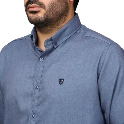 پیراهن آستین بلند ساده مردانه مدل 61029154