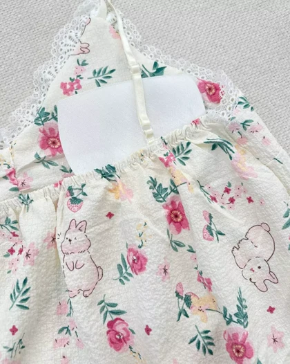 ست تاپ و شلوارک کاپ‌دار کد 5541