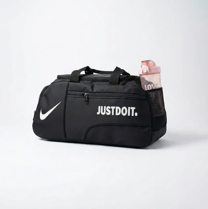 خرید ساک ورزشی نایک طرح Just Do It (کد 071) جاکفشی دار و ضد ترک