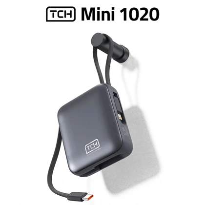 پاوربانک تی سی اچ TCH مدل Mini 1020 ظرفیت 10000 میلی آمپر 22.5 وات