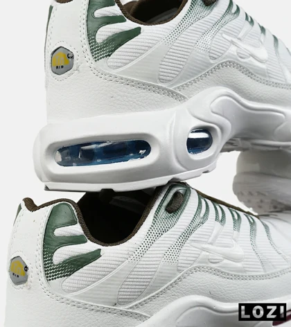 کفش کتانی مردانه و زنانه سفید سبز NIKE AirMax Plus TN Ultra مدل 7168