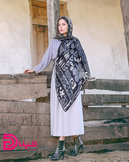 روسری نخ گل درشت قواره 120