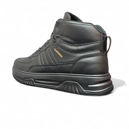 کفش آدیداس ساق‌دار چرمی مشکی