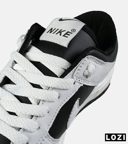 کفش کتانی مردانه و زنانه سفید مشکی نایک NIKE SB Dunk مدل 7535