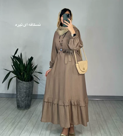 پیراهن مانتویی دل آرا 3