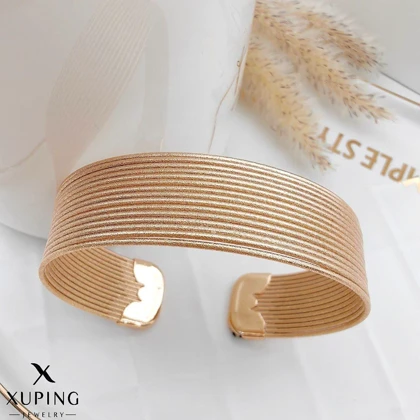 بنگل ژوپینگ پهن رزگلد شیاردار سایز کوچک (کاف)