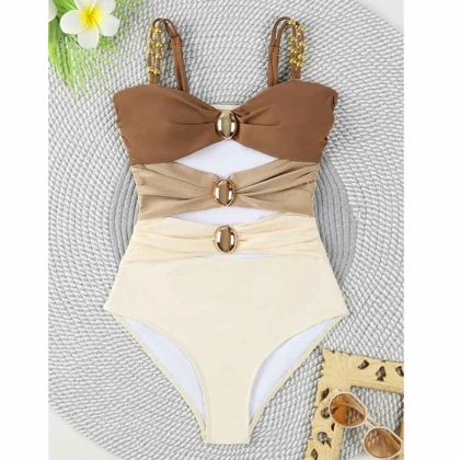 مایو زنانه یک تکه مندس (Mandes) برند شین Shein