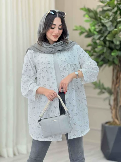 مانتو طرح دار گلنوش