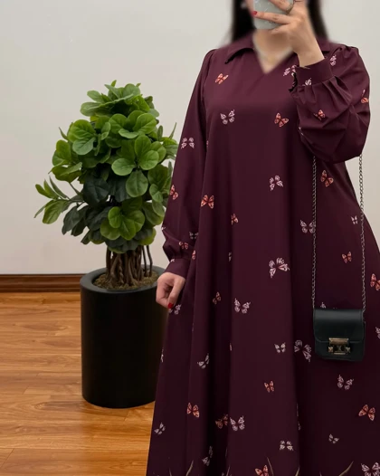 پیراهن ساحلی کلوش مدل پریسان