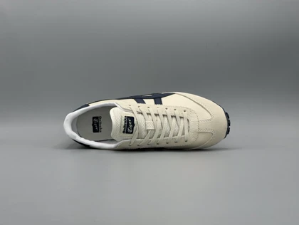 کتانی اسیکس اونیتسوکا تایگر ای دی آر 78 کرم سرمه ای / Asics Onitsuka Tiger EDR78