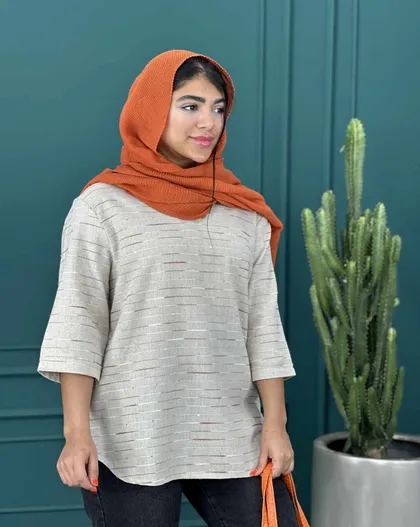 شومیز یقه هفت(41)کد3430