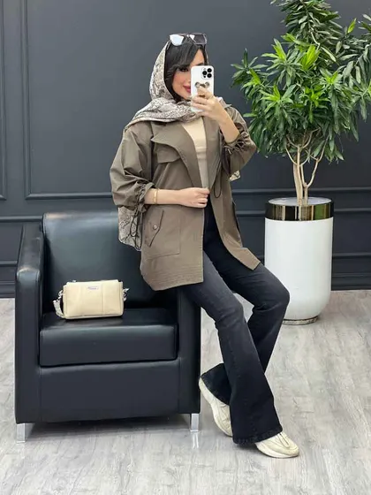 بارانی پشت و آستین گت