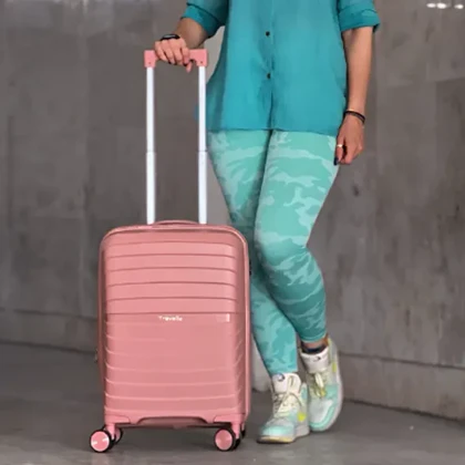 چمدان وارداتی نشکن تراولا مدل TRAVELLA - TRVL40355 S سایز کوچک