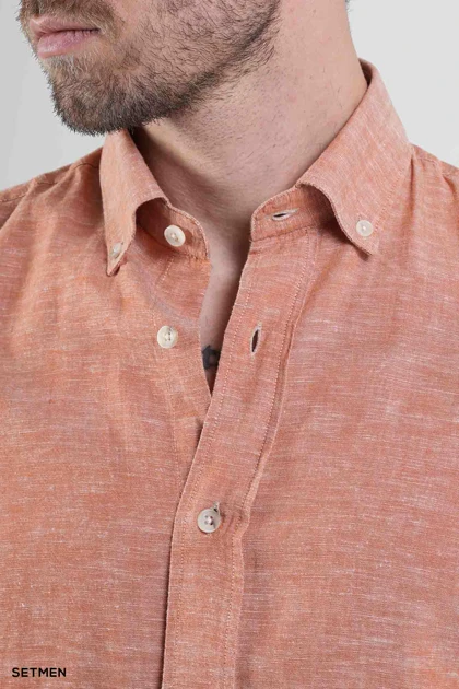 پیراهن مردانه آستین بلند لینن