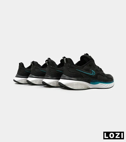 کفش کتانی مردانه مشکی آبی Nike air max pluse