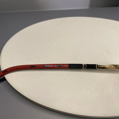 عینک آفتابی ری‌بن با فریم فلزی و لنز شیشه‌ای UV400 Ray-Ban