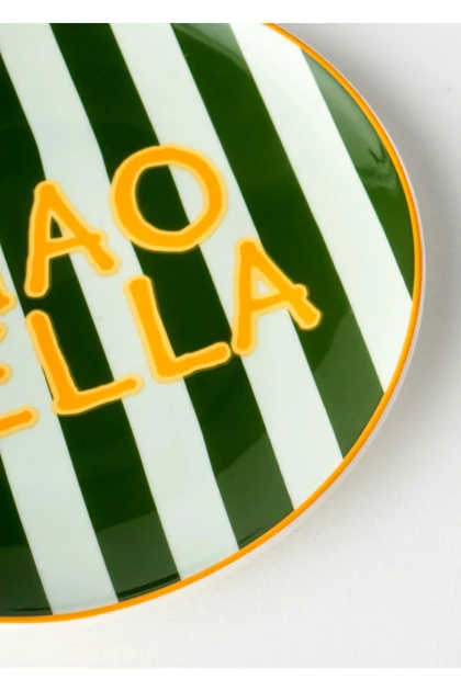 بشقاب کیک Bella Maison مدل Line چینی - چندرنگ