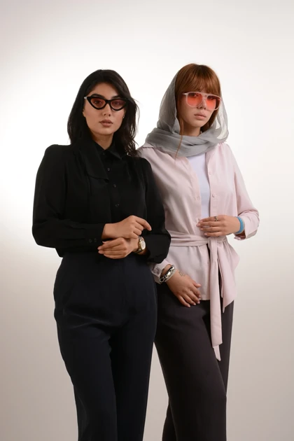 شومیز ژاکلین کمربنددار پریان