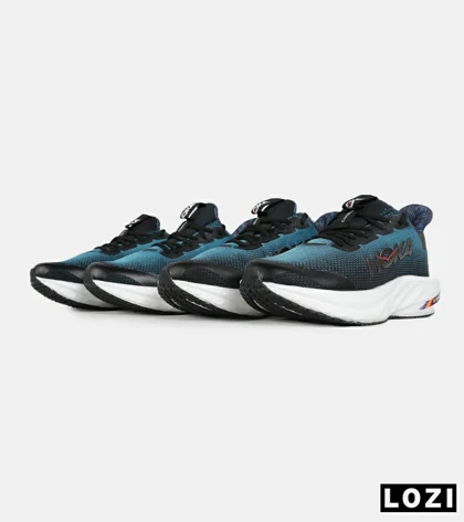 کفش رانینگ مشکی آبی هوکا مدل 7394