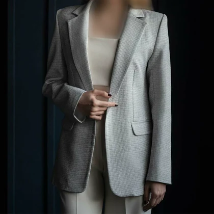 کت زنانه شنل لالیک (Lalic) سین استایل